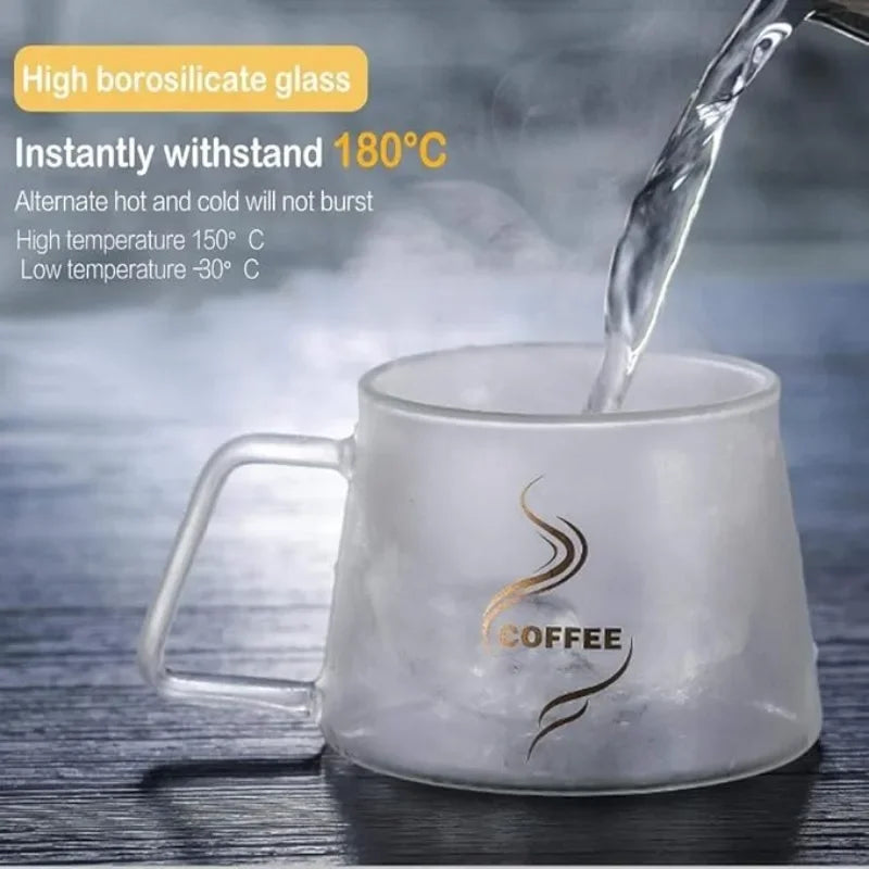 Double Wall Borosilicate Glass Coffee Mug – Heat-Resistant Espresso Cup Gift Set