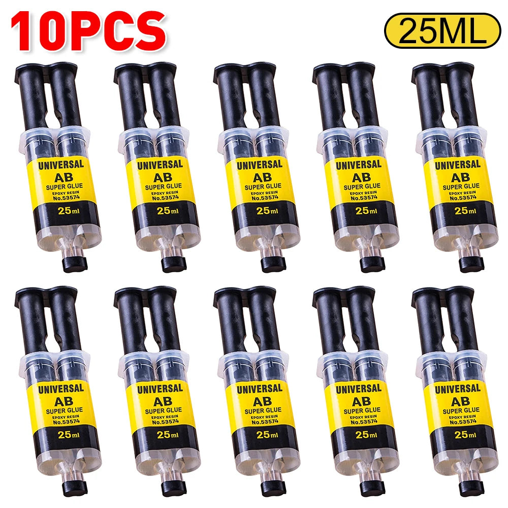 Epoxy Resin AB Glue – Waterproof Fast Adhesive for Wood, Metal & Plastic Repair (4/25ml)