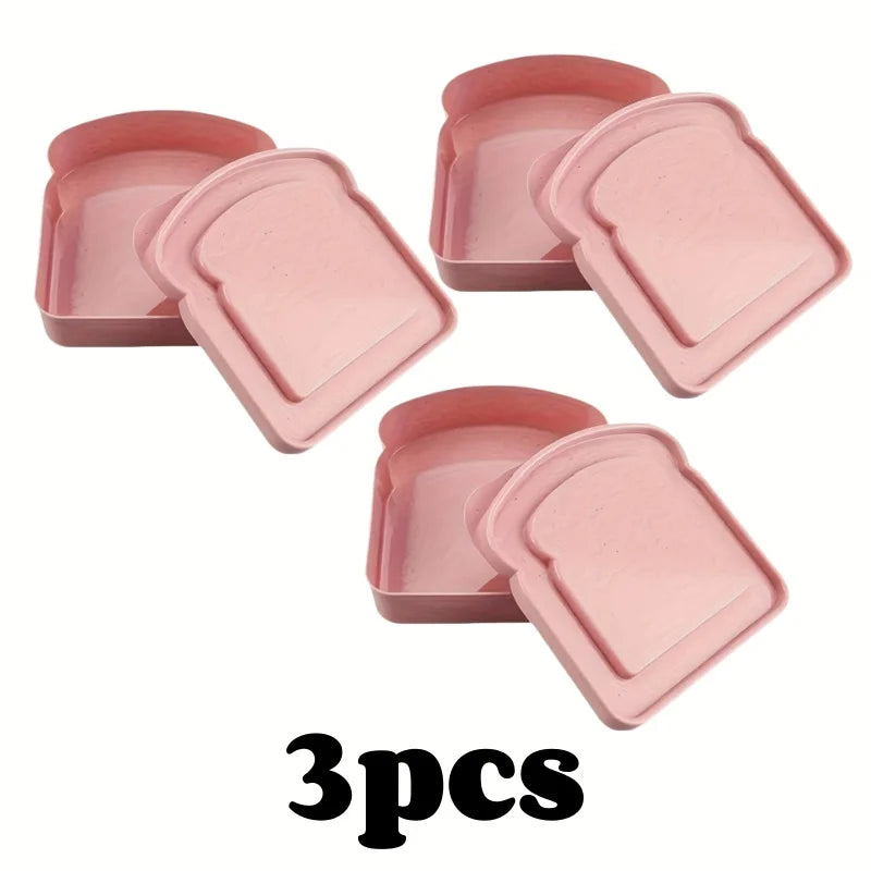 Reusable Bento Sandwich Box – BPA-Free Stackable Lunch Container with Lid