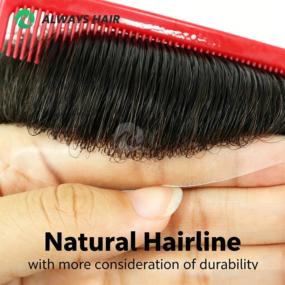 Australia Toupee for Men | French Lace & PU Base Human Hair System