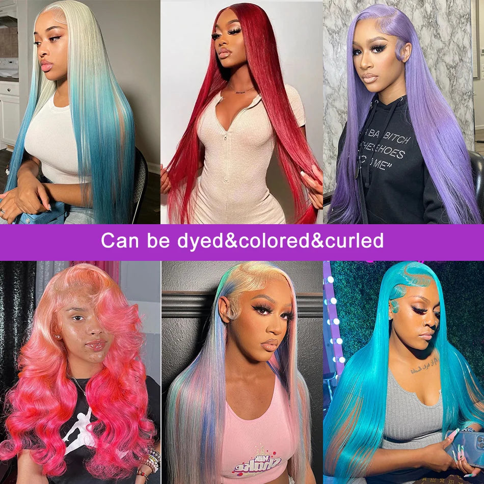 613 Straight HD Lace Front Wig – 13x4 & 13x6 Transparent Lace, 100% Brazilian Remy Human Hair (26"+)