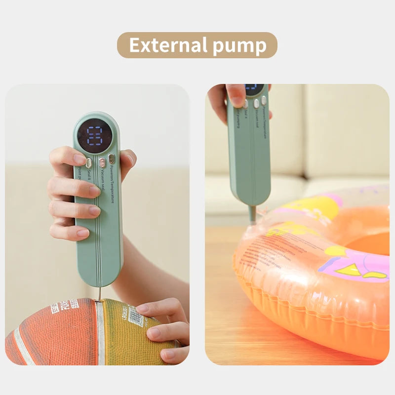 Mini Portable Vacuum Sealer – USB Rechargeable Wireless Food Saver for Dry & Moist Preservation Bags