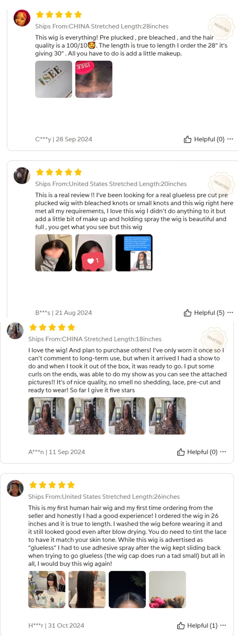 ISEE Hair Glueless Straight Wig (7x5 HD Lace, Pre-Plucked & Pre-Cut) – Malaysian Remy Human Hair, Ready to Wear (26”+)