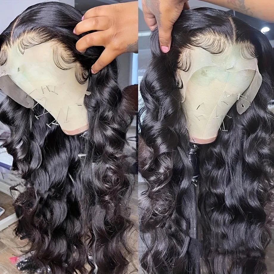 200 Density Brazilian Remy Body Wave Lace Front Wig | Transparent Swiss Lace (13x6 / 13x4)