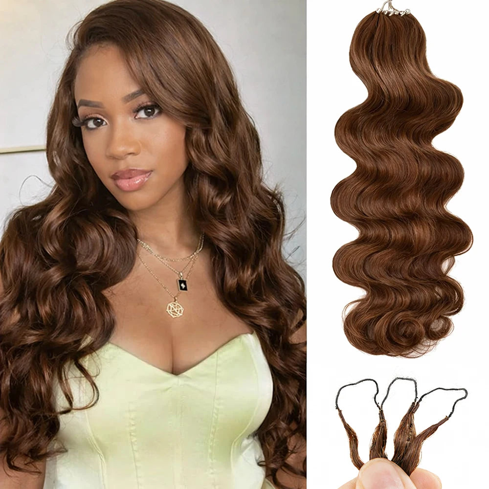 Body Wave Crochet Hair Extensions – Virgin Human Hair Pre-Separated Miracle Knot Braids