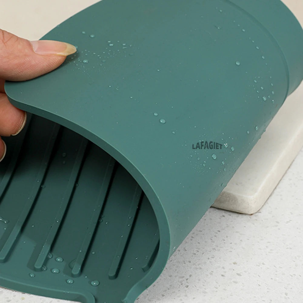 Silicone Faucet Drip Mat – Sink Splash Guard & Heat-Resistant Drain Pad for Kitchen and Bathroom