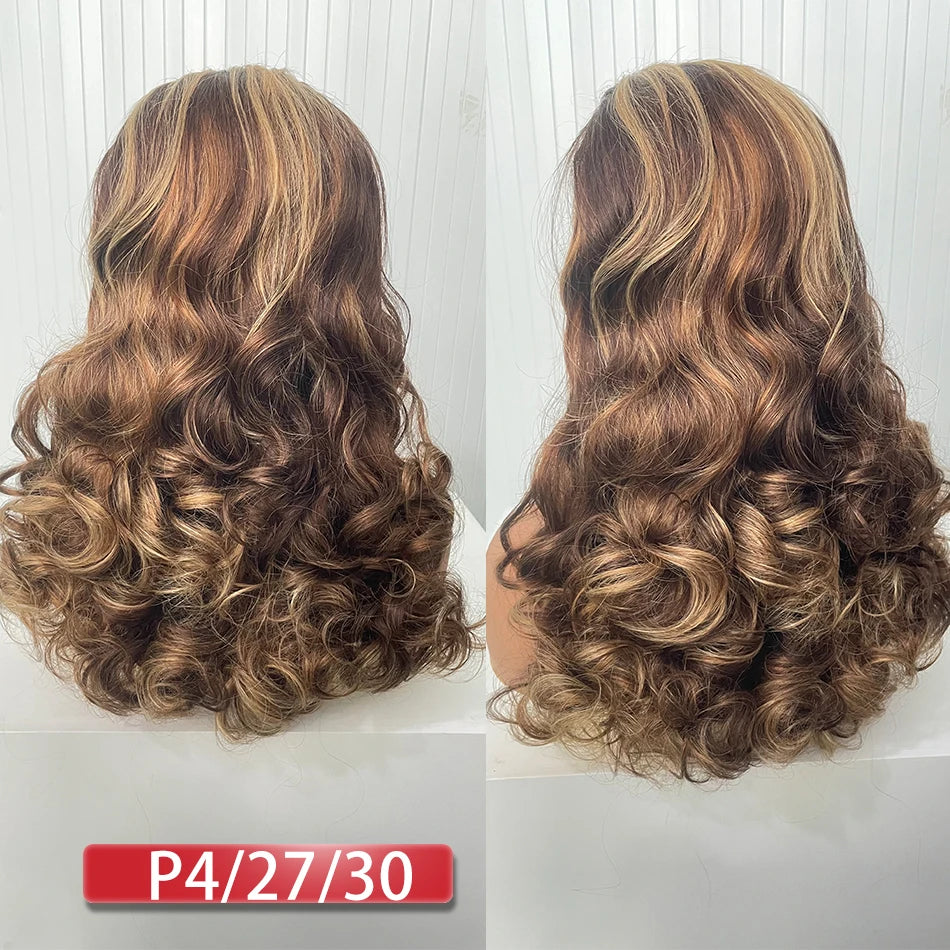 Glueless Loose Wave Human Hair Wig 13x4 HD Transparent Lace · 250% Density · 18–24 Inch