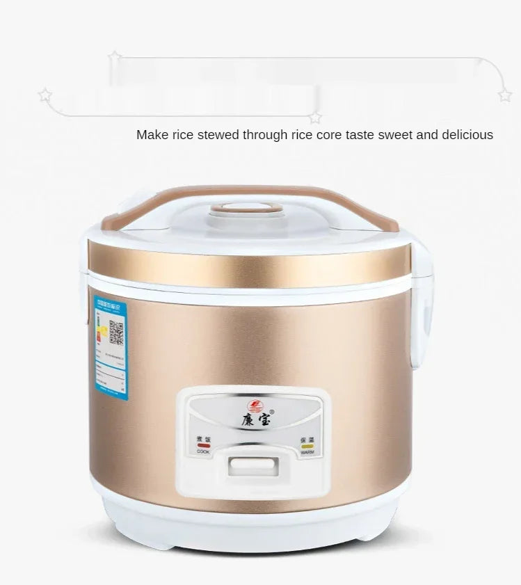 2L Electric Rice Cooker – Multifunctional Non-Stick Cooker for Rice, Soup, Cake & Stew