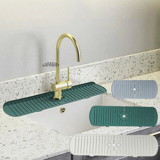 Silicone Faucet Drip Mat – Sink Splash Guard & Heat-Resistant Drain Pad for Kitchen and Bathroom