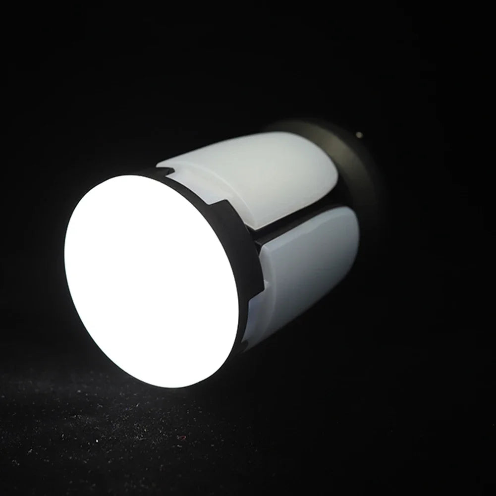 Rechargeable LED Camping Lantern with Solar & USB Power | Portable Folding Tent Light for Hiking, Fishing & Outdoor Use