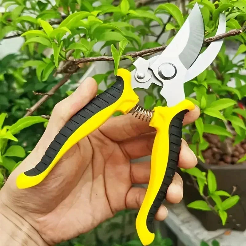 Professional Garden Pruning Shears – Sharp Stainless Steel Bypass Scissors for Plants & Flowers