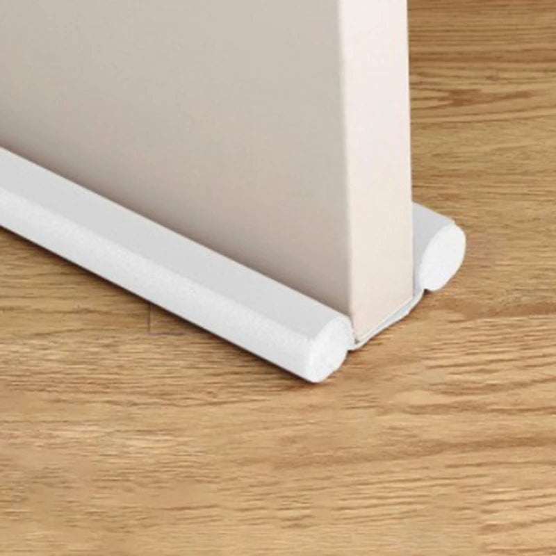 Adjustable Door Bottom Seal Strip | PU Leather Weather Blocker & Draft Stopper – Anti-Cold Gap Protector