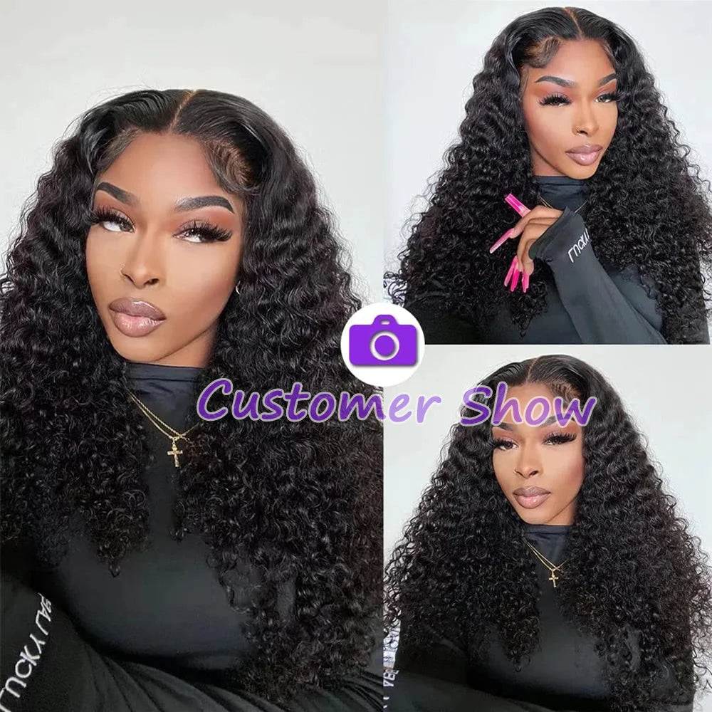 Chocolate Brown Deep Wave 5x5 Glueless Human Hair Wig | Ready to Wear | WowPopMall Hair