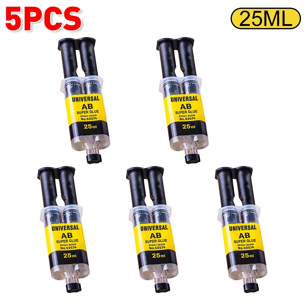 Epoxy Resin AB Glue – Waterproof Fast Adhesive for Wood, Metal & Plastic Repair (4/25ml)