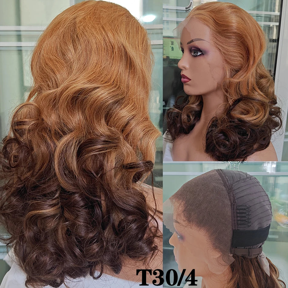 Glueless Loose Wave Human Hair Wig 13x4 HD Transparent Lace · 250% Density · 18–24 Inch