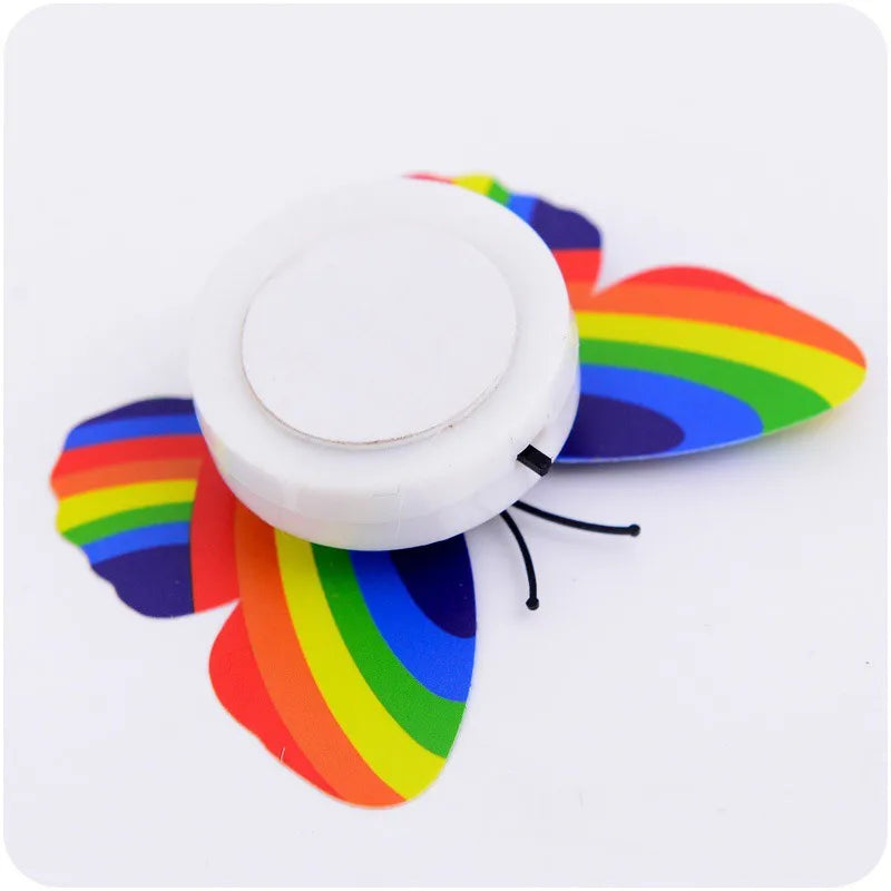 Ranpo Butterfly LED Wall Light – Colorful Glowing Stickable DIY Decoration Lamp for Bedroom, Living Room & Holidays