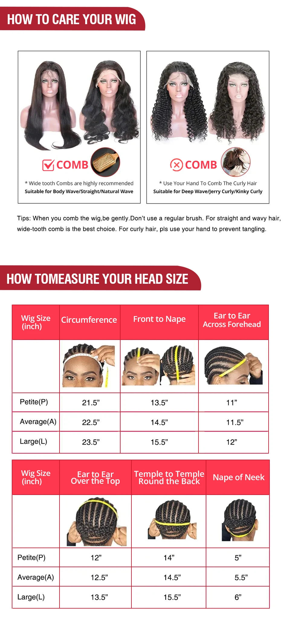 Bone Straight HD Lace Frontal Human Hair Wig 13x6 / 13x4 (30–40 Inch)