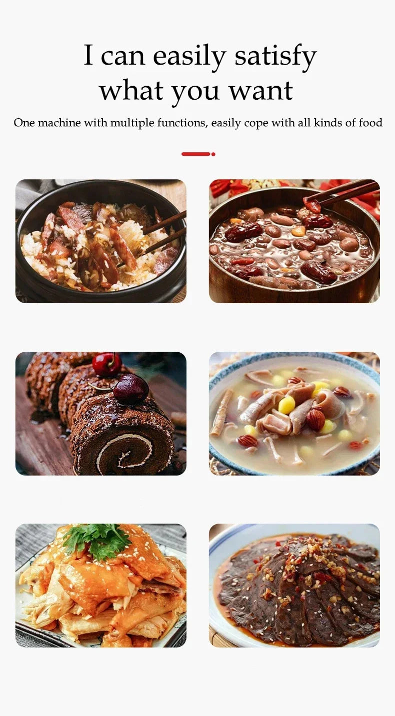 Portable 2L Car Rice Cooker – 12V/24V Electric Multi-Cooker for Soup, Porridge & Steamed Meals