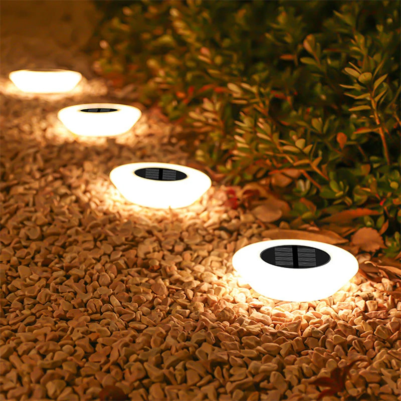 Solar Ground Lights 14LED | Waterproof Outdoor Pathway & Garden Landscape Lights – 1/4 Pack
