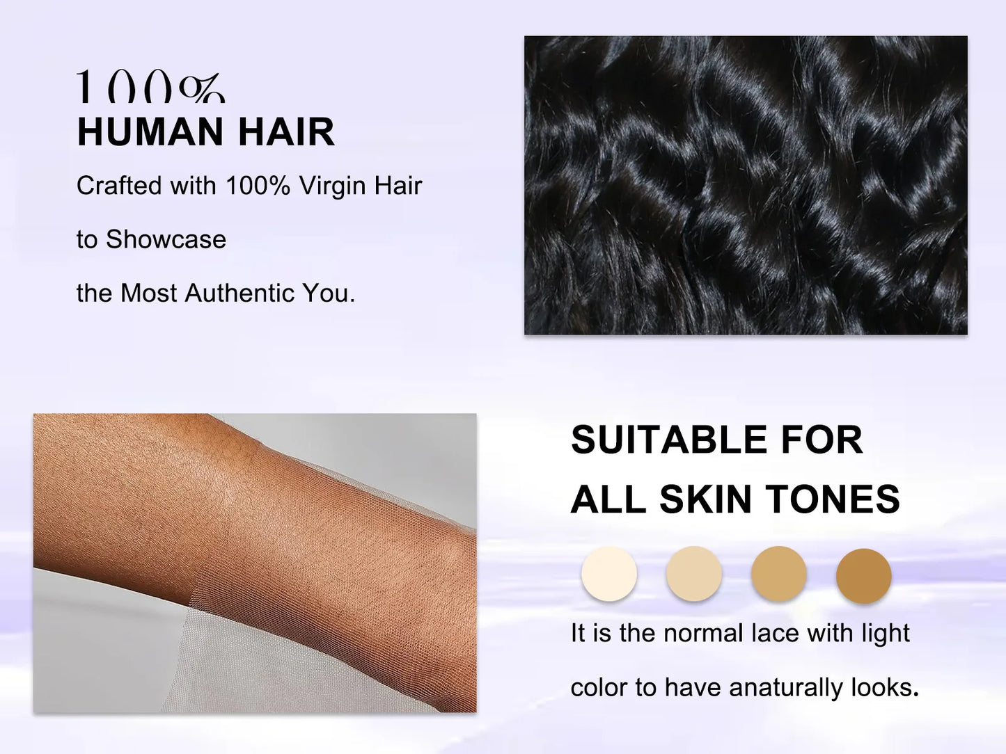 250% Density HD Lace Body Wave 13x6 Lace Front Human Hair Wig (30–40 Inch)