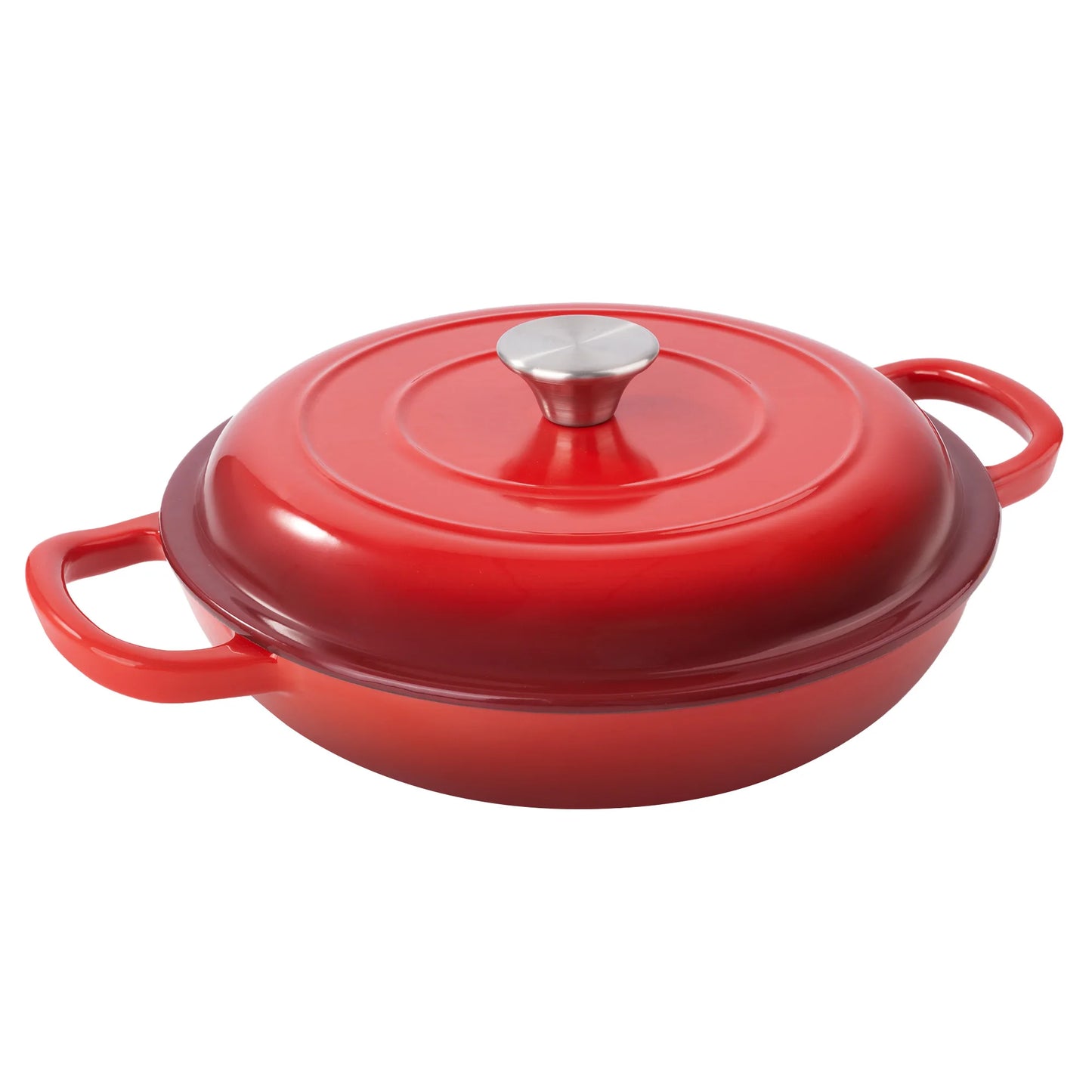 3QT Enamel Cast Iron Dutch Oven – Nonstick, Oven Safe up to 500°F