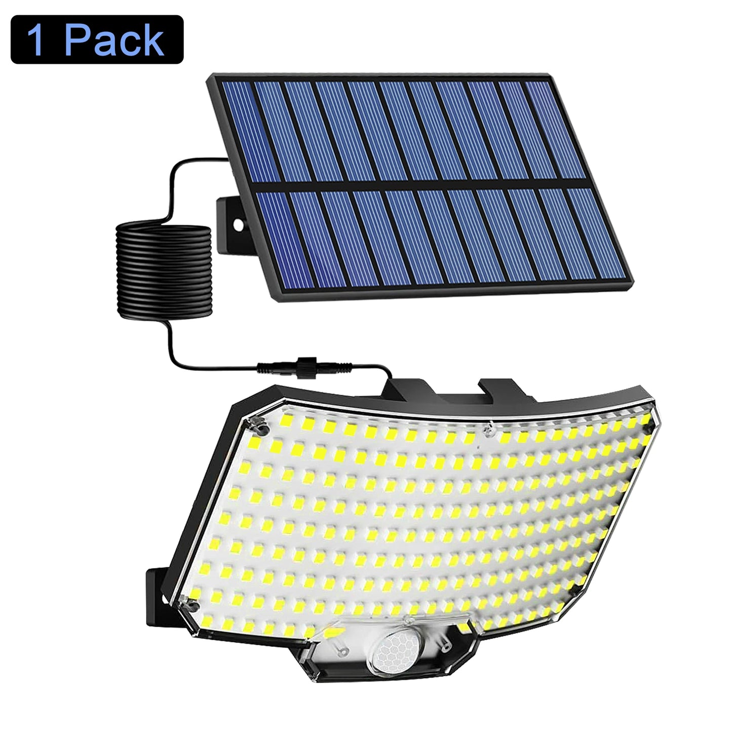 234LED Solar Motion Sensor Flood Light with Remote | IP65 Waterproof Outdoor Security Light for Garden, Wall & Driveway