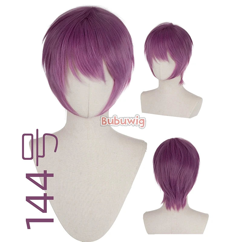 Bubuwig Synthetic Hair Short Straight Cosplay Wig – 70+ Colors, 12 Inch