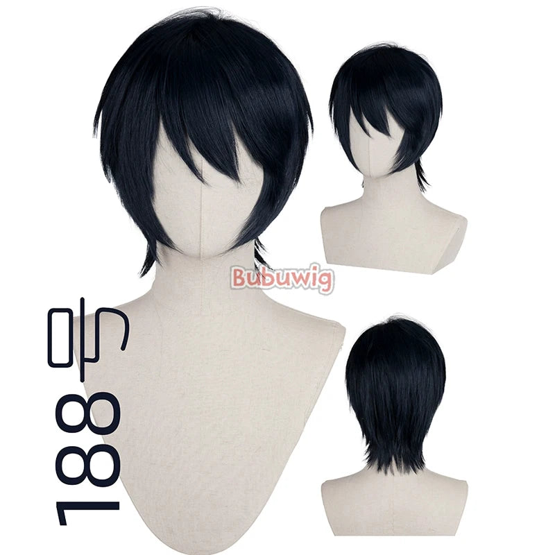 Bubuwig Synthetic Hair Short Straight Cosplay Wig – 70+ Colors, 12 Inch