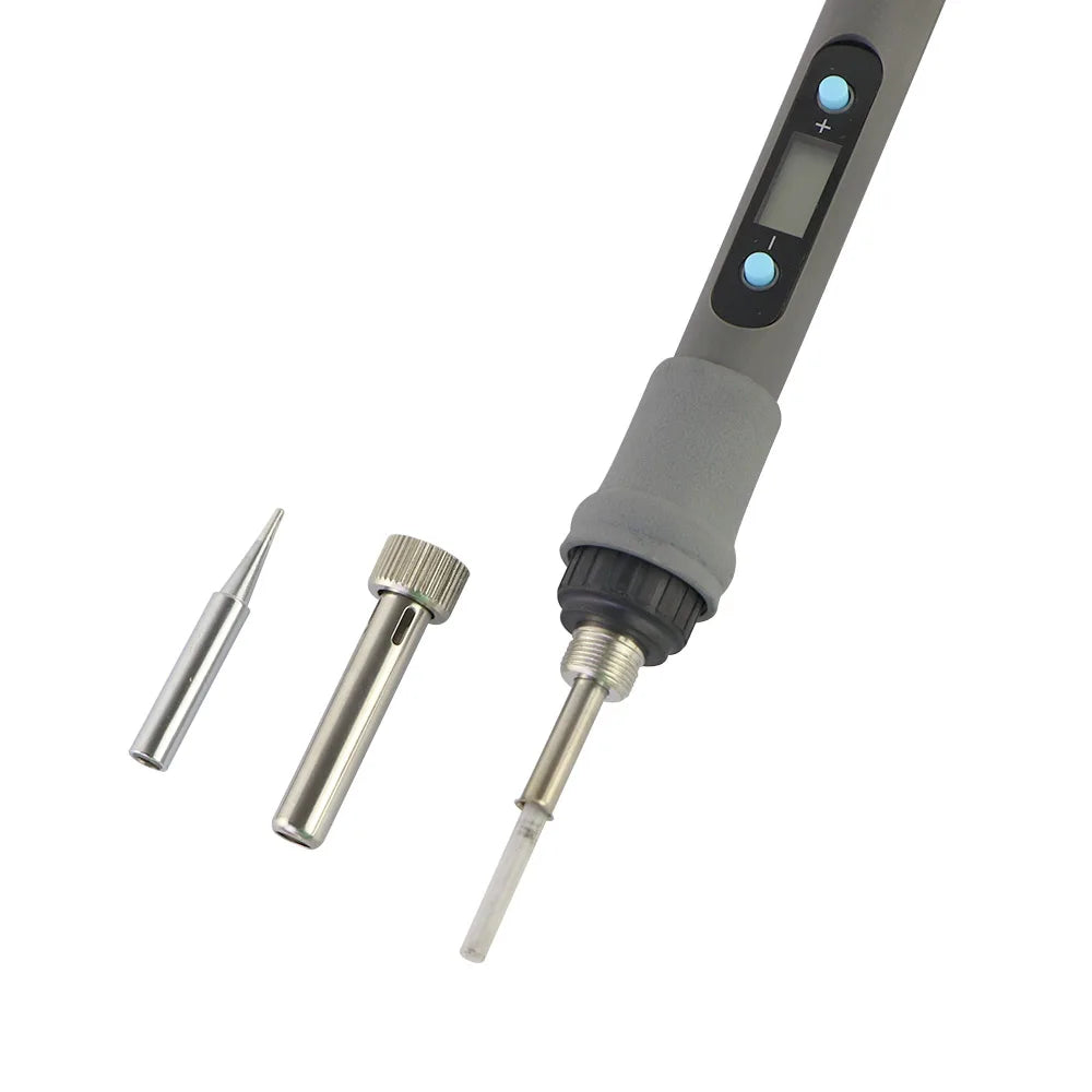80W Electric Soldering Iron Kit – Adjustable Temperature Digital Welding Tool with Display & Multiple Tips