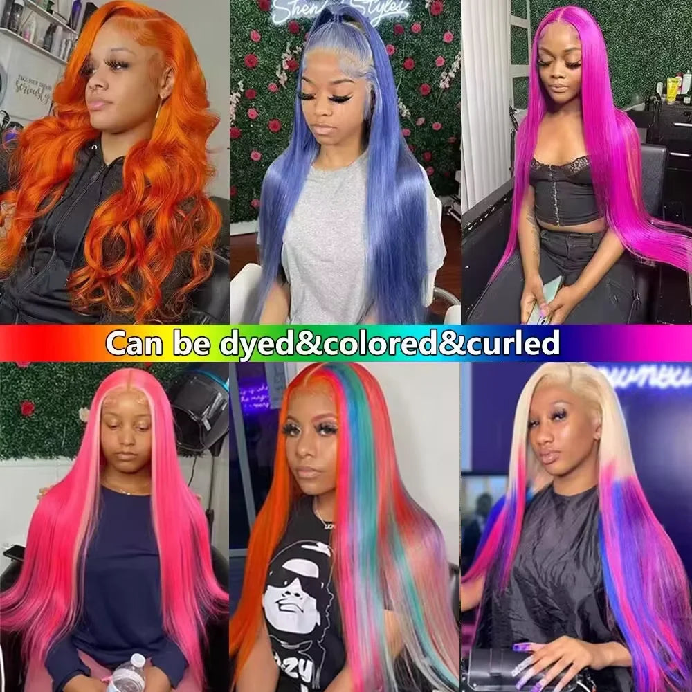 40" 613 Honey Blonde Straight HD Lace Front Human Hair Wig 13x6, 200% Density