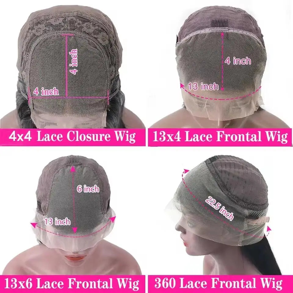 Bone Straight Bob 13x4 Lace Frontal Human Hair Wig – Chocolate Brown #4 Short Bob