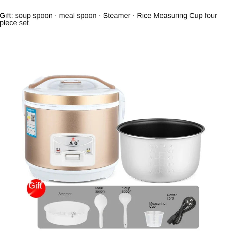 2L Electric Rice Cooker – Multifunctional Non-Stick Cooker for Rice, Soup, Cake & Stew