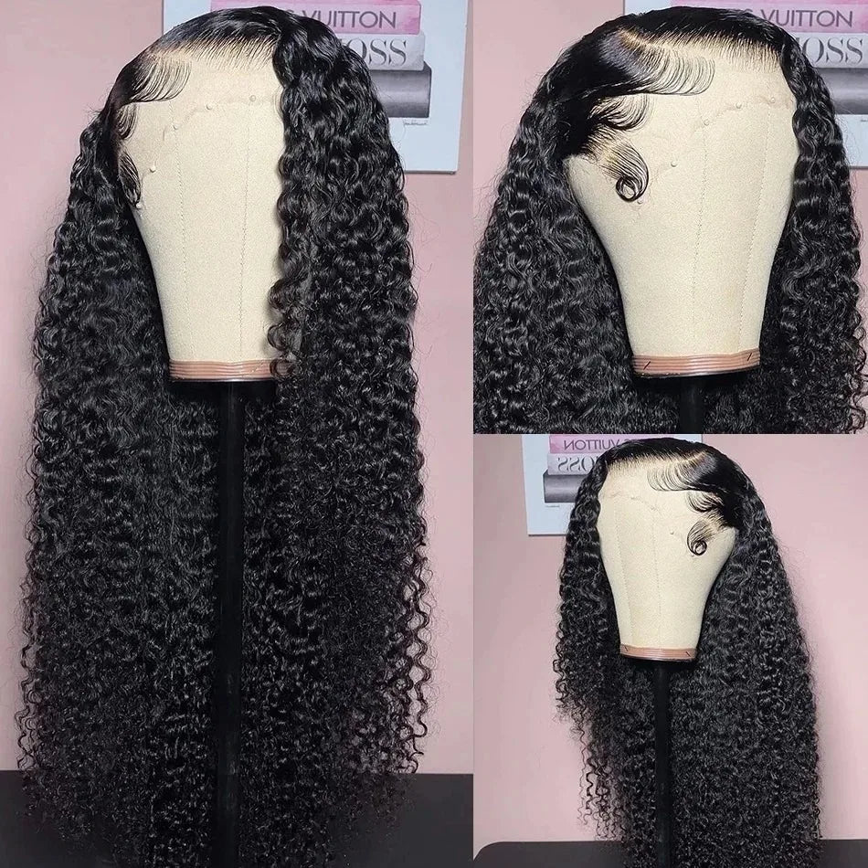 HD 13x6 Lace Front Deep Wave Human Hair Wig – Glueless, Pre-Plucked, 40 Inch