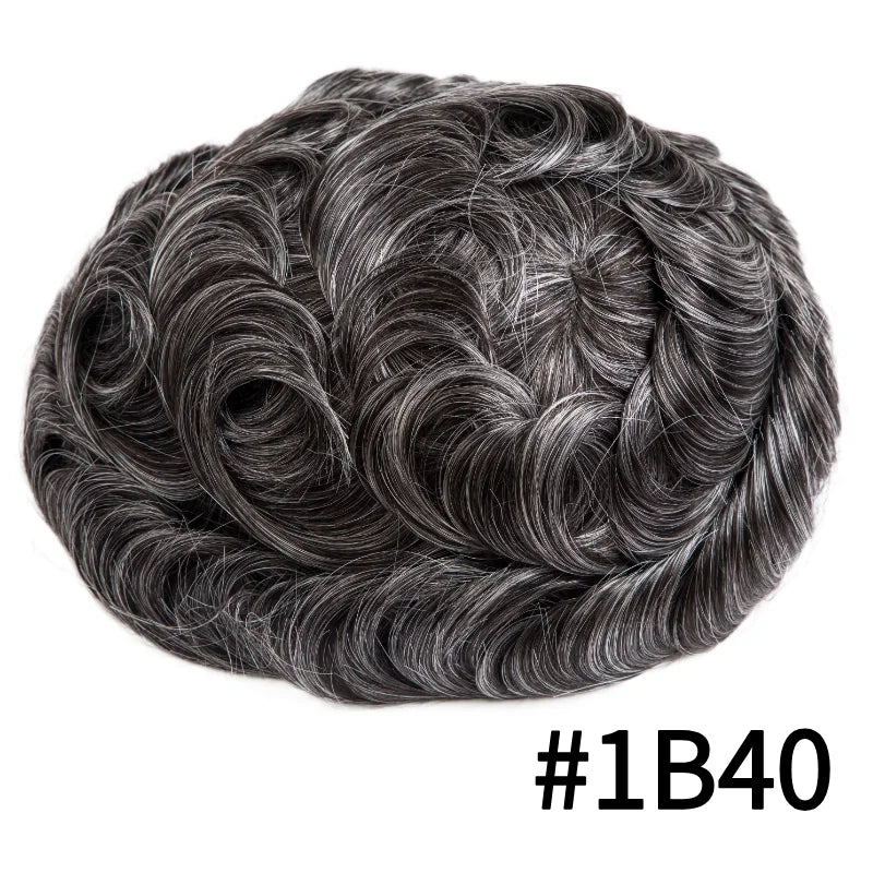Men's Lace & PU Base Toupee | Australia Base Hair System for Men