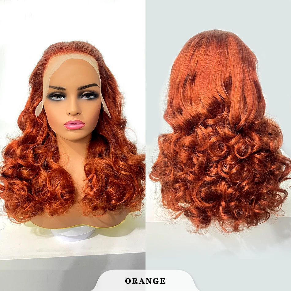 Glueless Loose Wave Human Hair Wig 13x4 HD Transparent Lace · 250% Density · 18–24 Inch