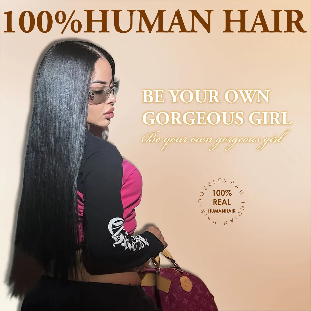 250% Density 13x6 Bone Straight HD Lace Front Wig (40–50") Virgin Brazilian Human Hair