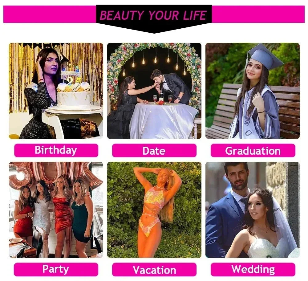 200% Density 13x4 / 13x6 HD Transparent Lace Brazilian Straight Human Hair Wig