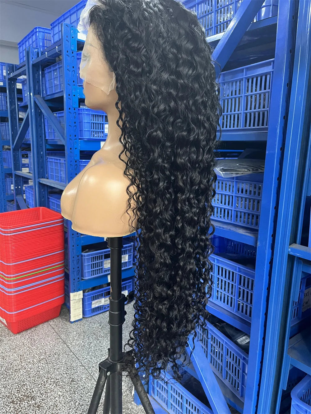 40 & 46 Inch Water Wave Deep Wave Lace Front Wig – 13x6 HD Lace, 7x5 Glueless, 300% Density