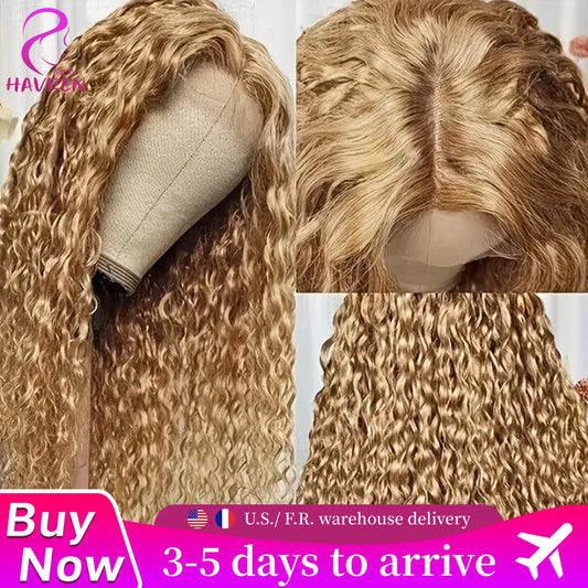 Deep Wave #27 Honey Blonde HD Lace Front Wig | 13x4 & 13x6