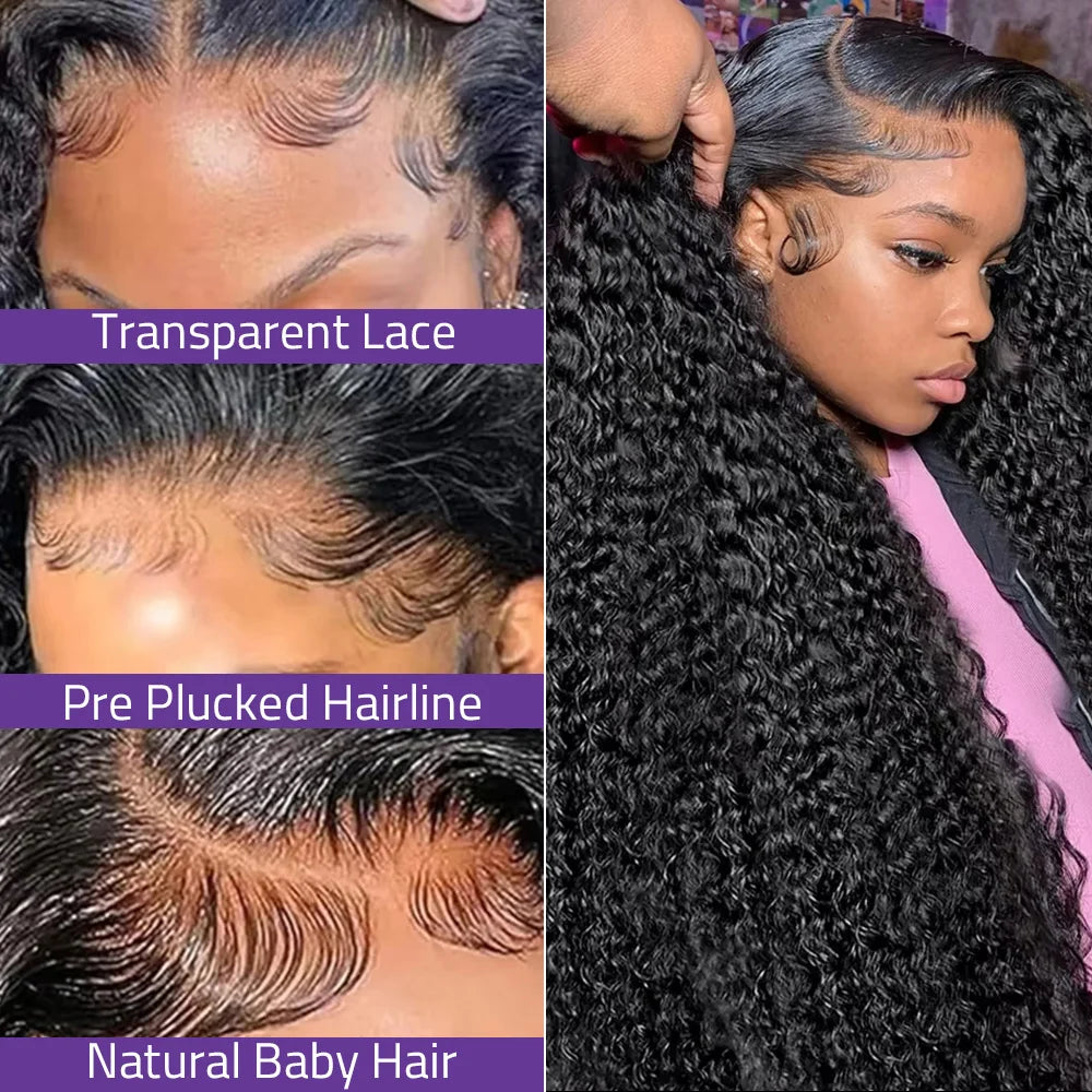 38 Inch Deep Wave 13x6 Lace Front Human Hair Wig (5x5 Closure, 360 Lace, 200% Density, Brazilian Remy)