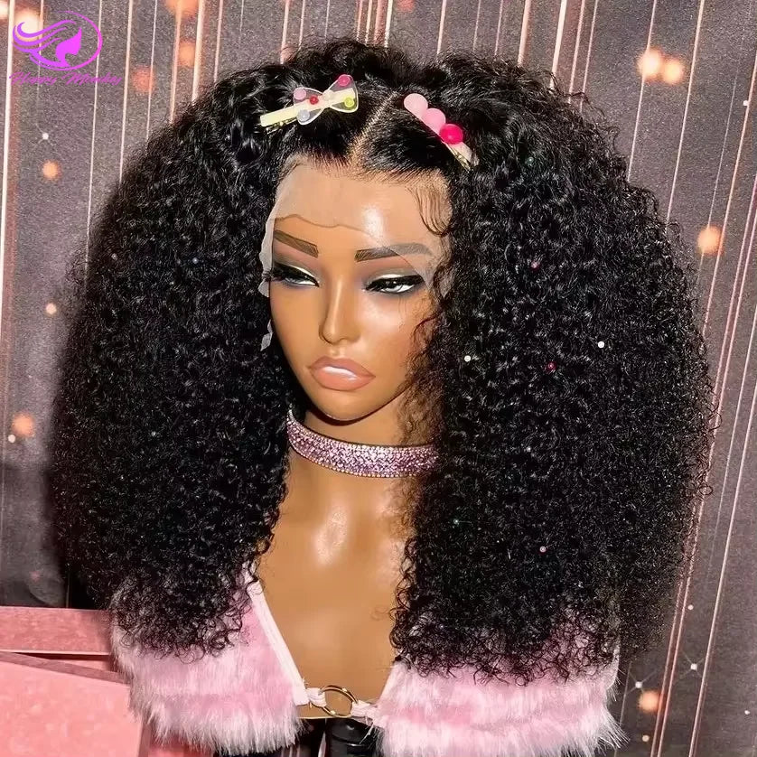 200% Density Jerry Curly Bob HD Lace Human Hair Wig · 13x4 Lace Front / 4x4 Closure · Short 4–16 Inch