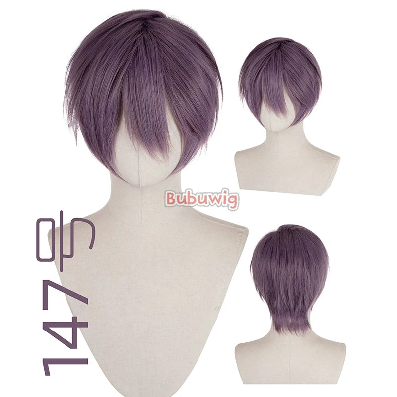 Bubuwig Synthetic Hair Short Straight Cosplay Wig – 70+ Colors, 12 Inch