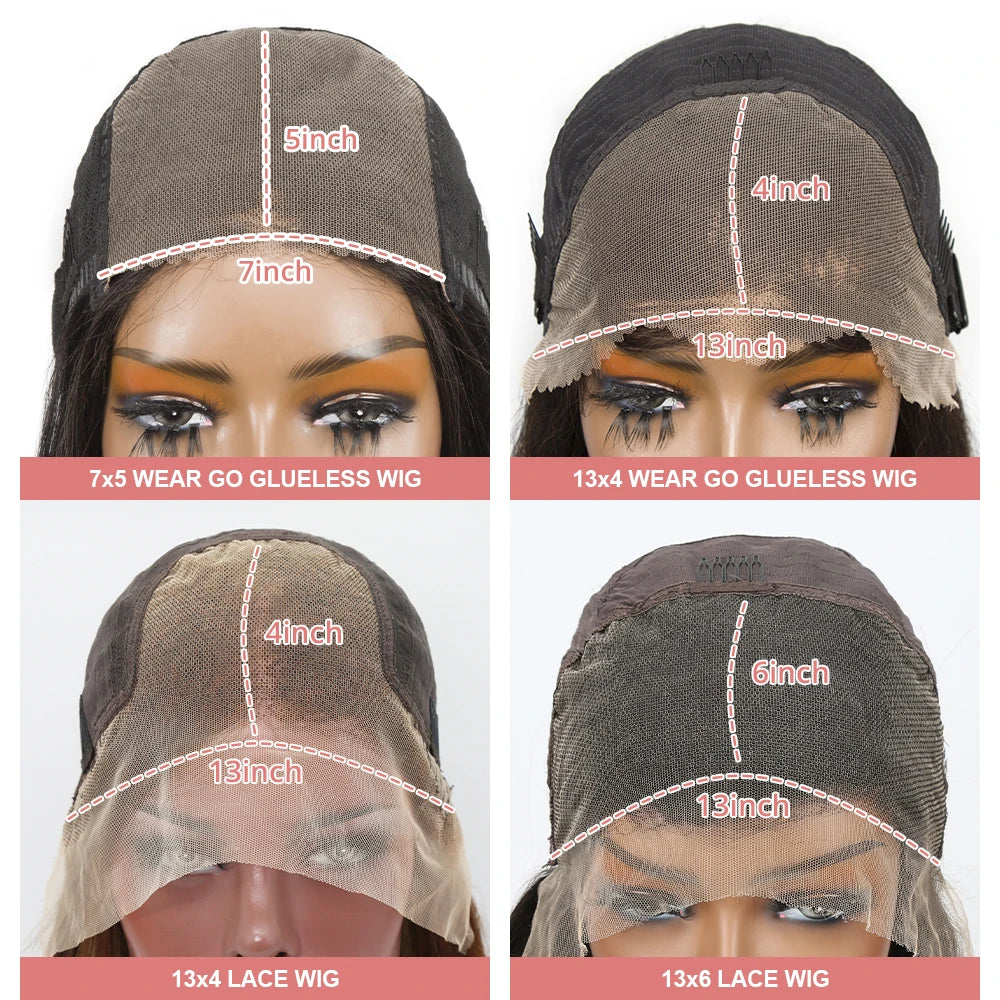 250% Density Deep Wave Bob HD Lace Front Human Hair Wig (13x6/13x4, Glueless-Ready)