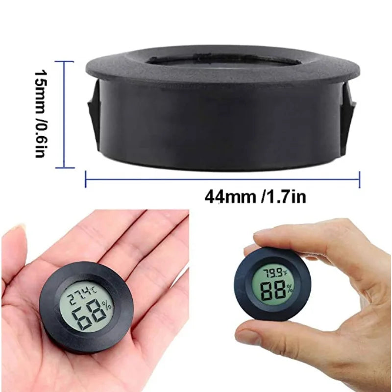 Mini Digital Hygrometer & Thermometer – Indoor Temperature & Humidity Monitor (°C/°F)