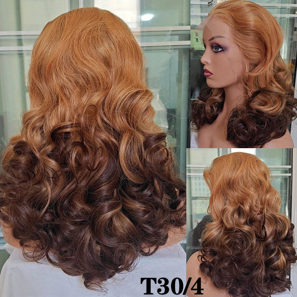 Glueless Loose Wave Human Hair Wig 13x4 HD Transparent Lace · 250% Density · 18–24 Inch