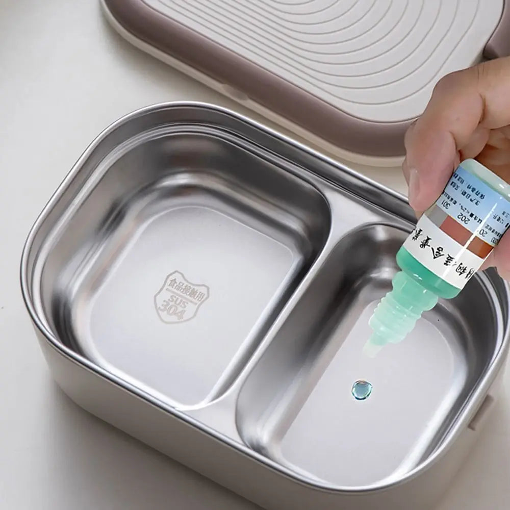 304 Stainless Electric Lunch Box – Plug-In 1 L Constant-Temperature Food Warmer