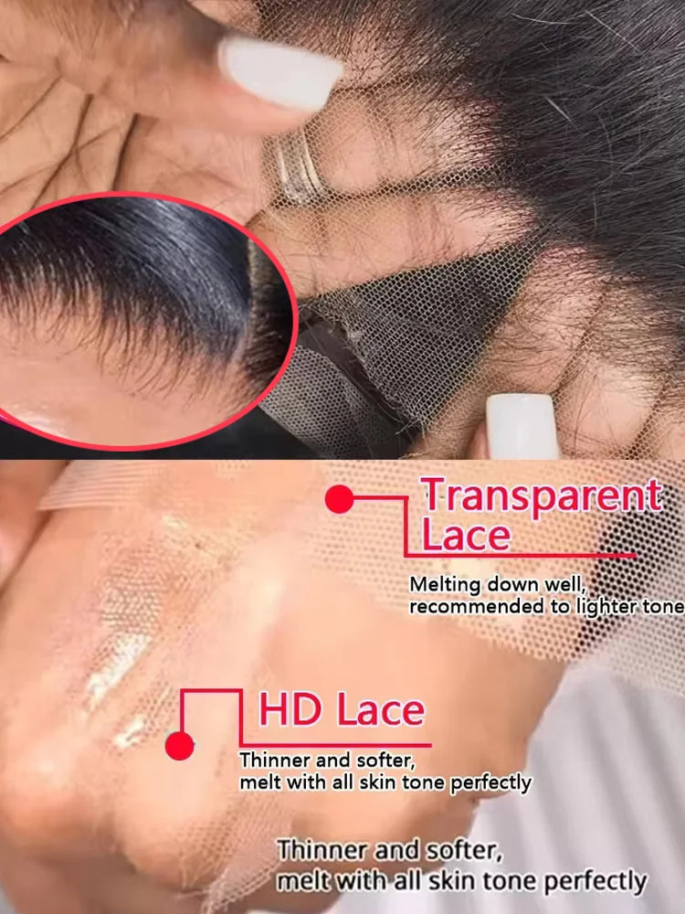 Le mythe Brazilian Remy Body Wave 13x6 HD Lace Front Wig (30–40 Inch, Transparent Swiss Lace, Pre-Plucked)