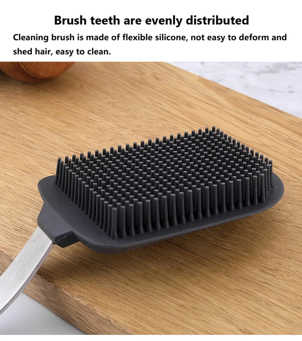 High-Temperature Silicone Spatula – Non-Stick Frying Turner with Spring Steel Core