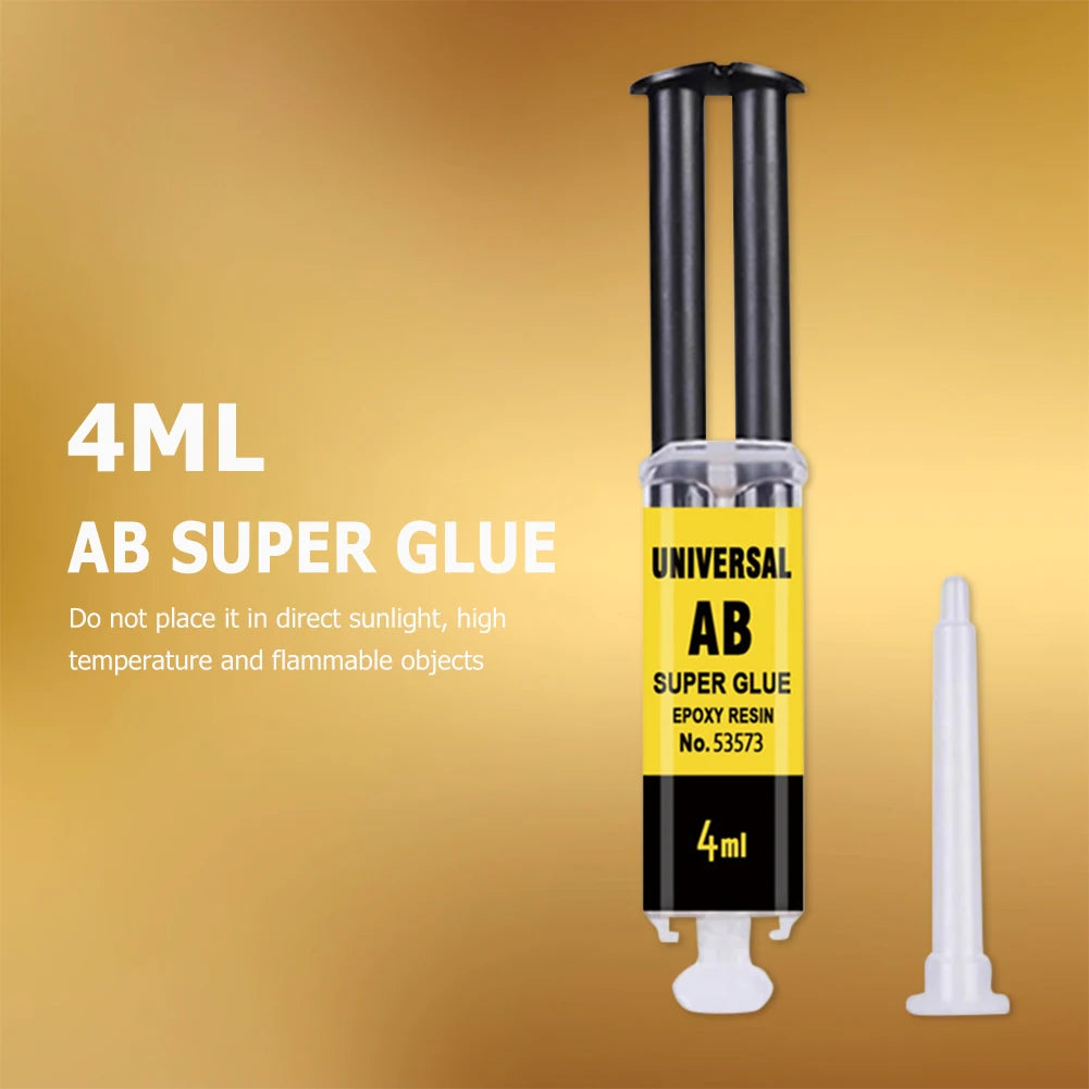 Epoxy Resin AB Glue – Waterproof Fast Adhesive for Wood, Metal & Plastic Repair (4/25ml)