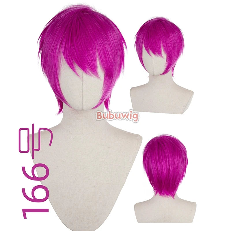 Bubuwig Synthetic Hair Short Straight Cosplay Wig – 70+ Colors, 12 Inch